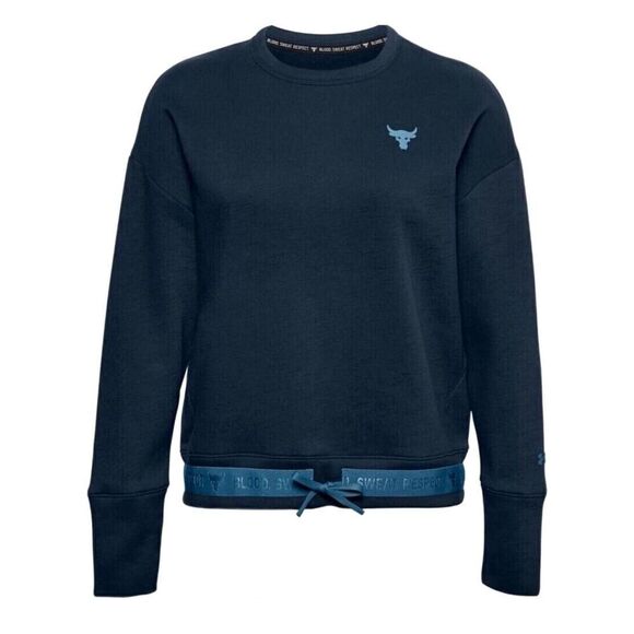 Under Armour Project Rock Womens Large Sweater Crew Neck Sweatshirt Charged - Picture 3 of 10